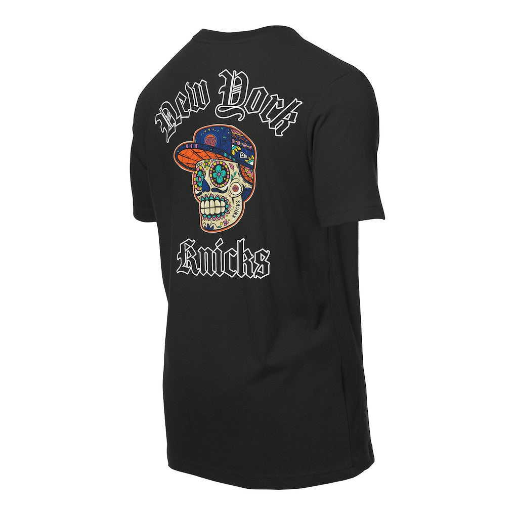 New York Knicks Sugar Skulls T-Shirt Black | New Era Near Me