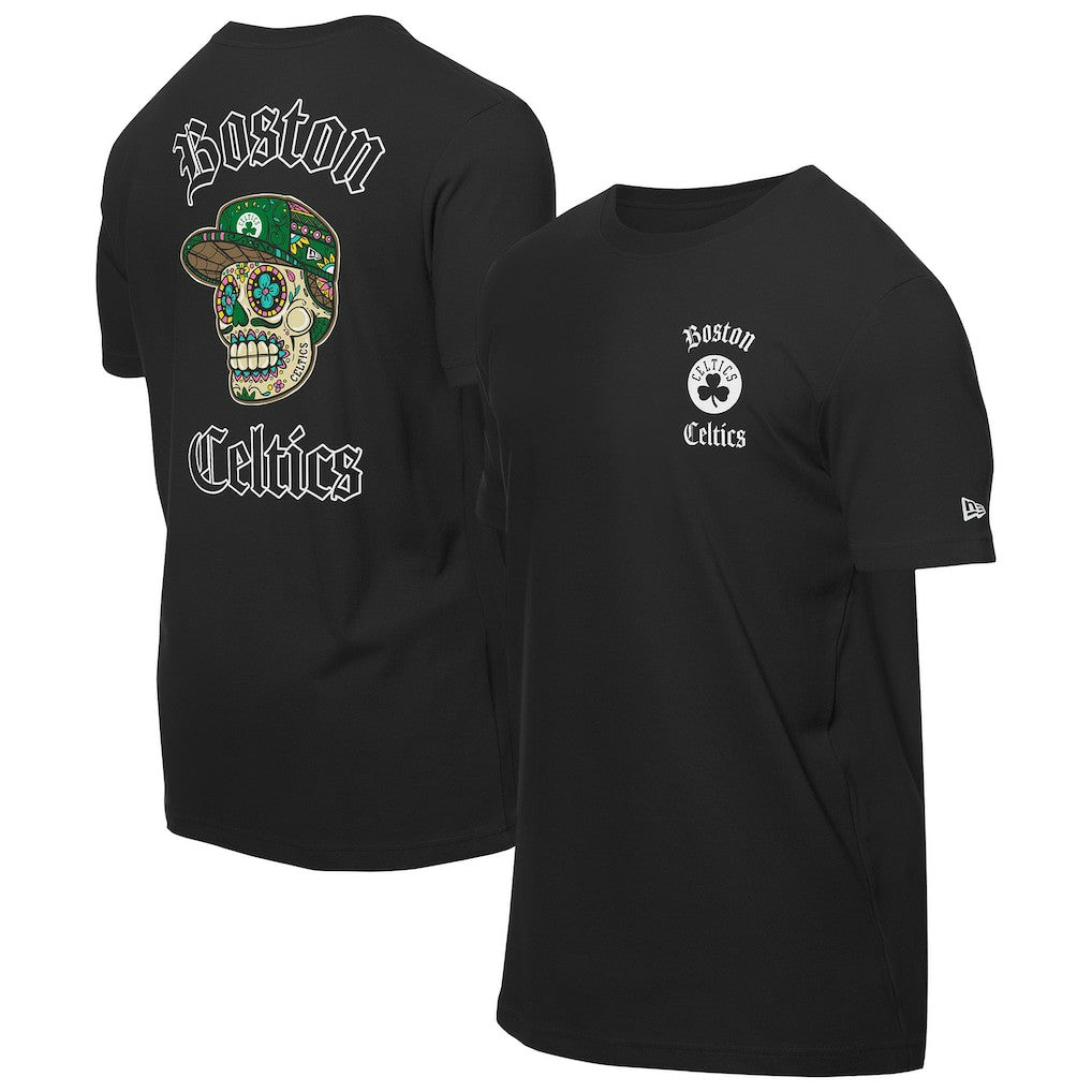 Boston Celtics Sugar Skulls T-Shirt Black | New Era online