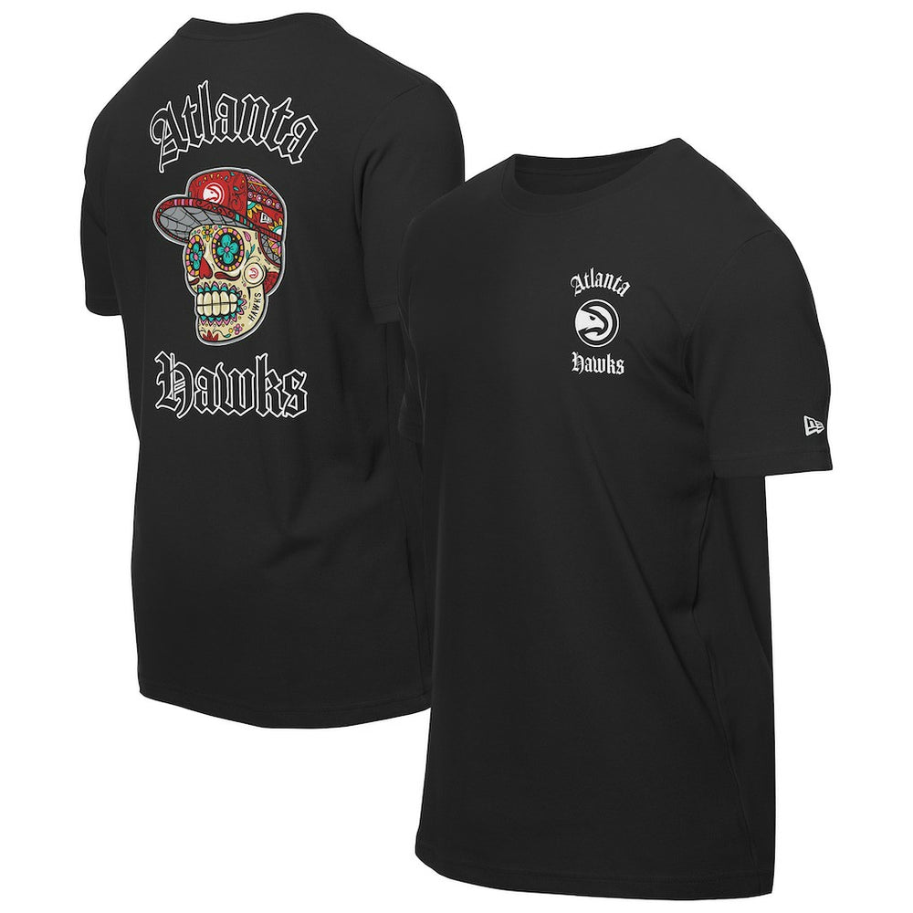 Atlanta Hawks Sugar Skulls T-Shirt Black | New Era for sale