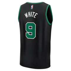 Derrick White Boston Celtics Fast Break Replica Player Jersey Statement Edition Black | Fanatics US