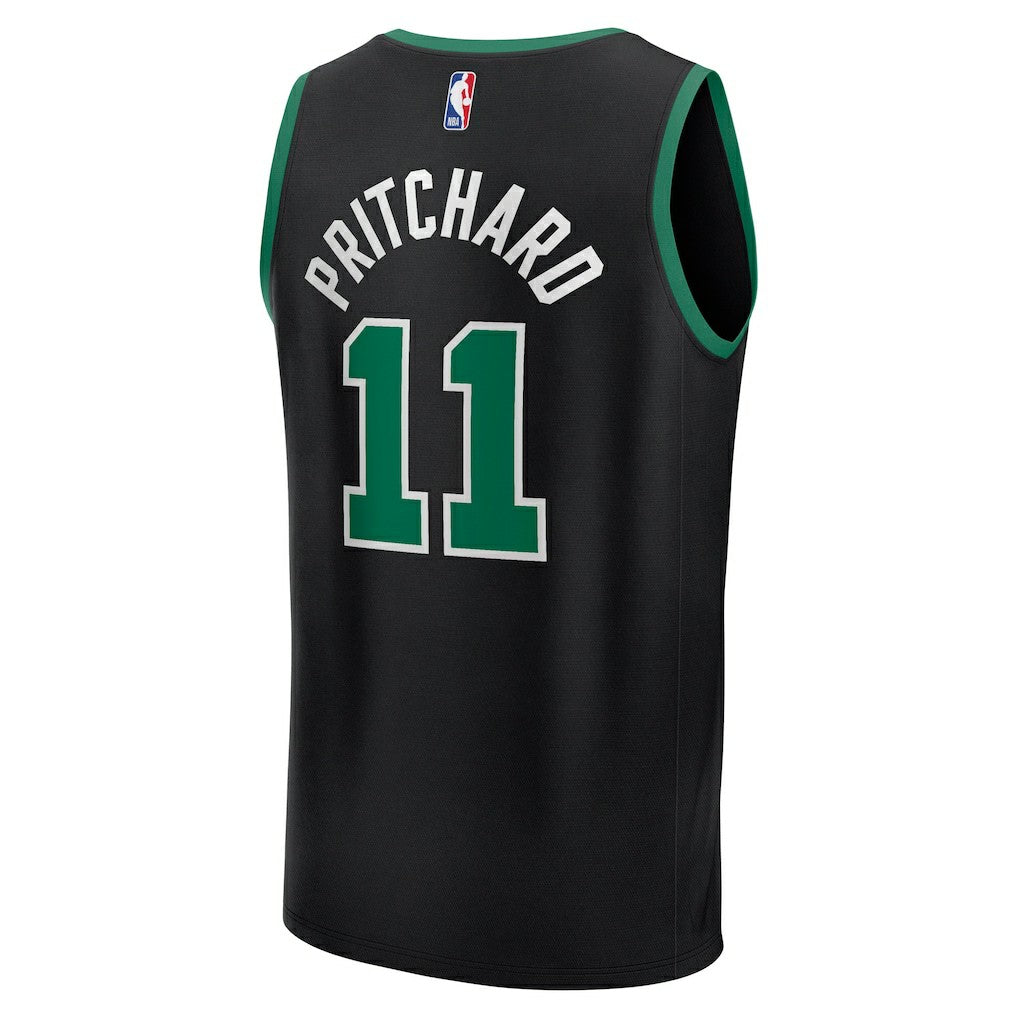 Payton Pritchard Boston Celtics Fast Break Replica Player Jersey Statement Edition Black | Fanatics