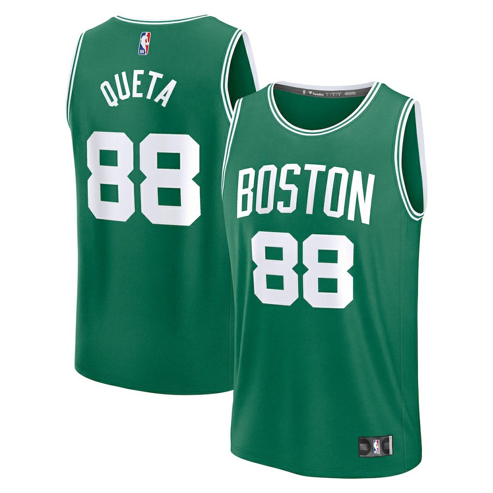 Neemias Queta Boston Celtics Fast Break Replica Player Jersey Icon Edition Kelly Green | Fanatics for sale