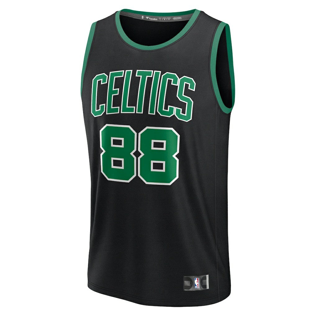 Neemias Queta Boston Celtics Fast Break Replica Player Jersey Statement Edition Black | Fanatics Near Me