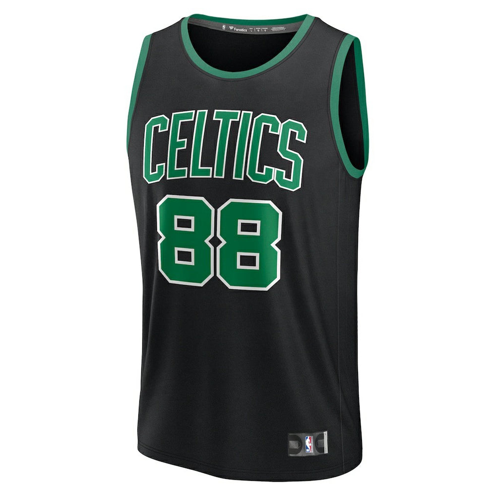 Neemias Queta Boston Celtics Fast Break Replica Player Jersey Statement Edition Black | Fanatics Near Me