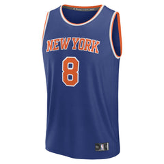 OG Anunoby New York Knicks Fast Break Replica Player Jersey Icon Edition Blue | Fanatics Lifestyle
