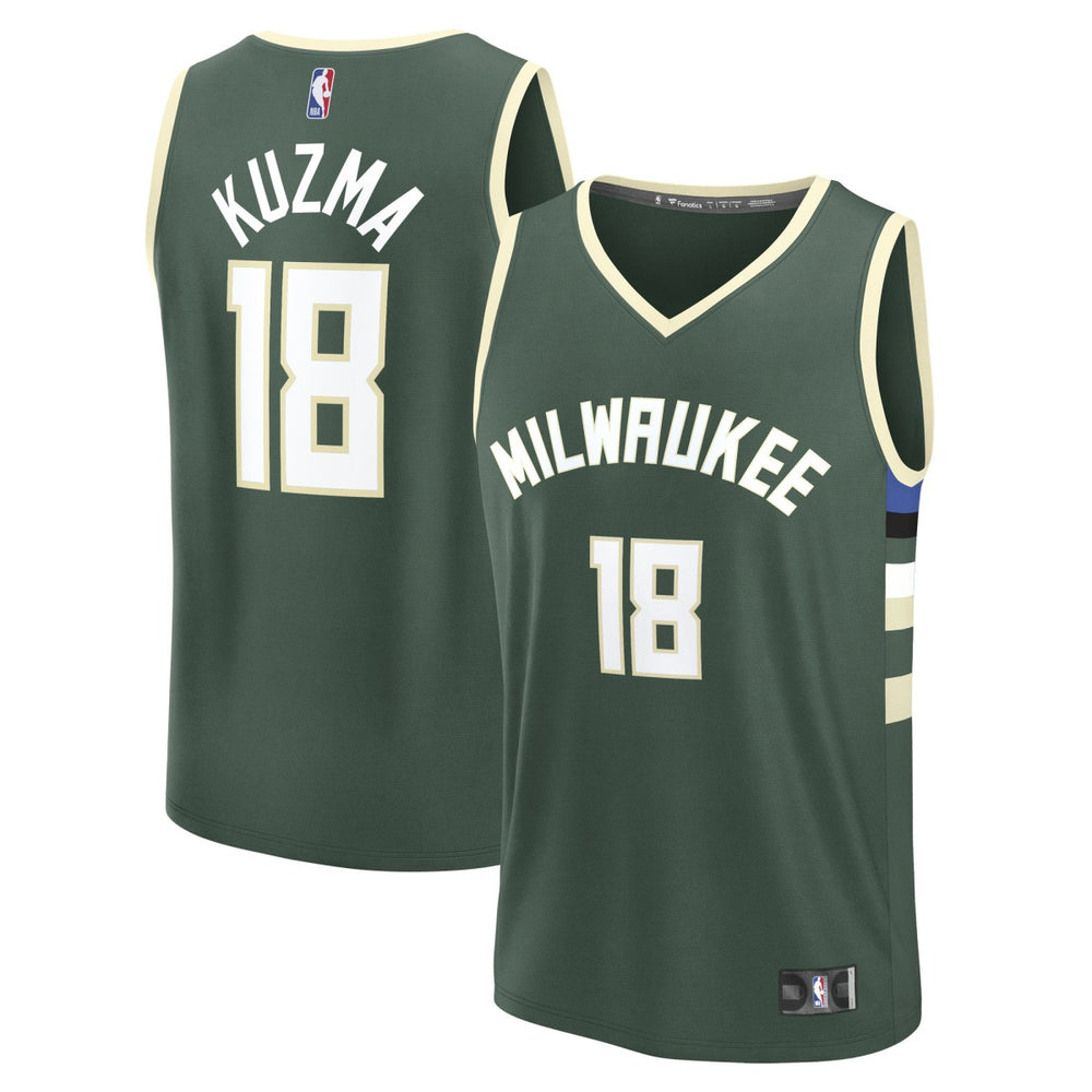 Kyle Kuzma Milwaukee Bucks Fast Break Replica Player Jersey Icon Edition Hunter Green | Fanatics discount