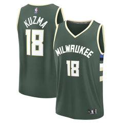 Kyle Kuzma Milwaukee Bucks Fast Break Replica Player Jersey Icon Edition Hunter Green | Fanatics discount