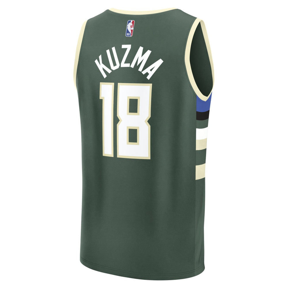 Kyle Kuzma Milwaukee Bucks Fast Break Replica Player Jersey Icon Edition Hunter Green | Fanatics discount