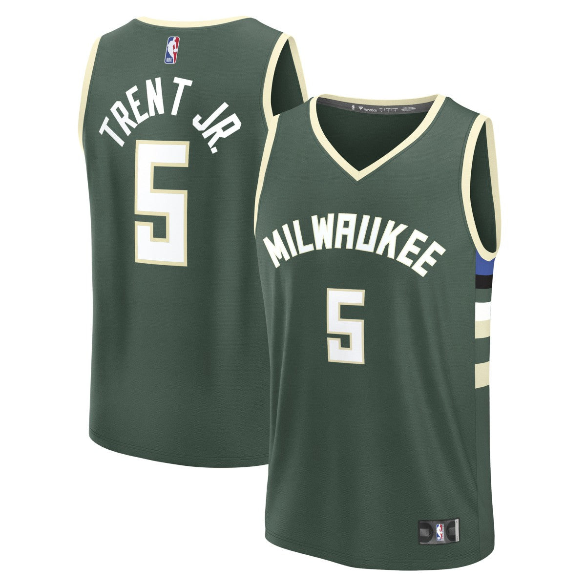 Gary Trent Jr. Milwaukee Bucks Fast Break Replica Player Jersey Icon Edition Hunter Green | Fanatics discount