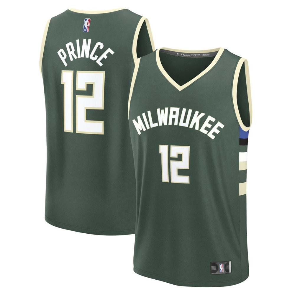 Taurean Prince Milwaukee Bucks Fast Break Replica Player Jersey Icon Edition Hunter Green | Fanatics online