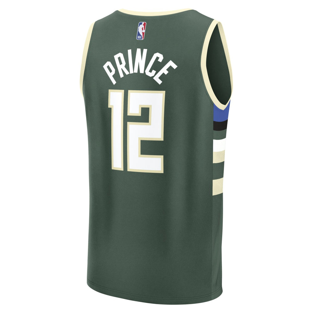 Taurean Prince Milwaukee Bucks Fast Break Replica Player Jersey Icon Edition Hunter Green | Fanatics online