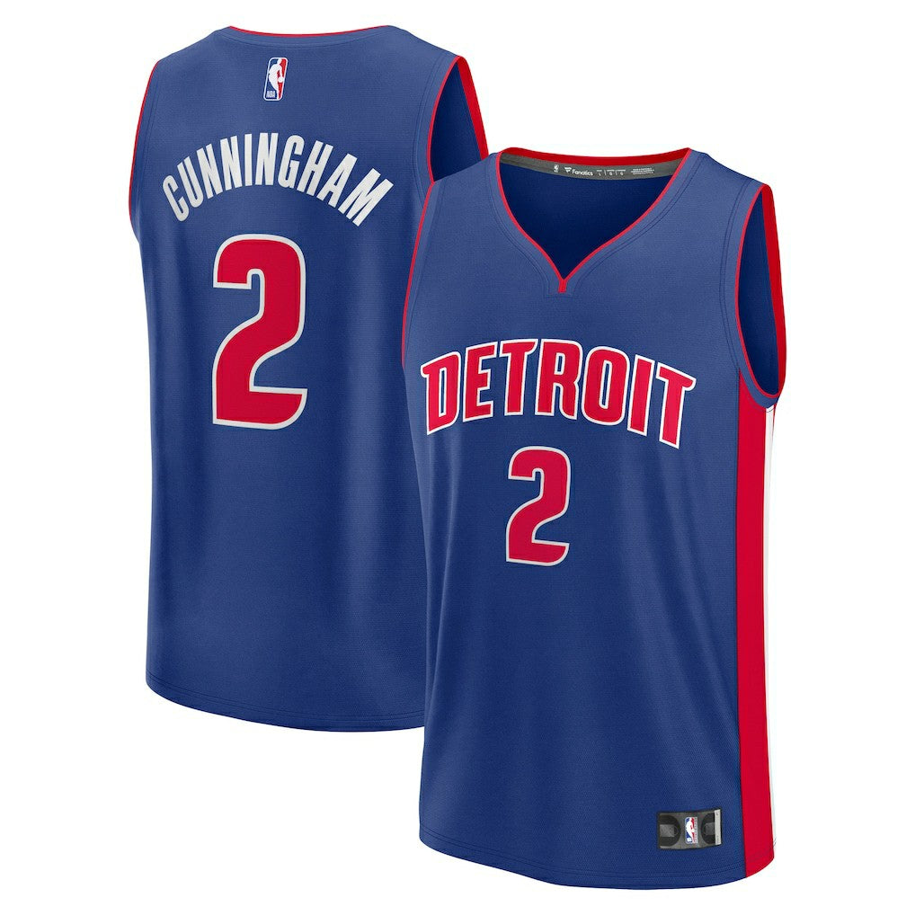 Cade Cunningham Detroit Pistons Fast Break Replica Player Jersey for sale Icon Editi- Blue | Fanatics online