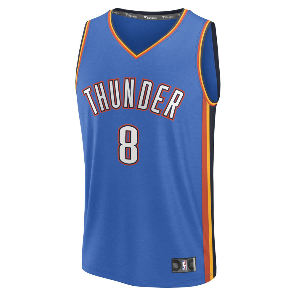 Jalen Williams Oklahoma City Thunder Fast Break Replica Player Jersey Icon Edition Blue | Fanatics outlet