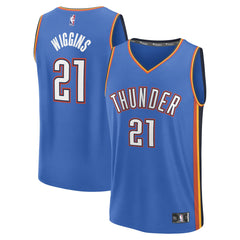 Aaron Wiggins Oklahoma City Thunder Fast Break Replica Player Jersey Icon Edition Blue | Fanatics outlet