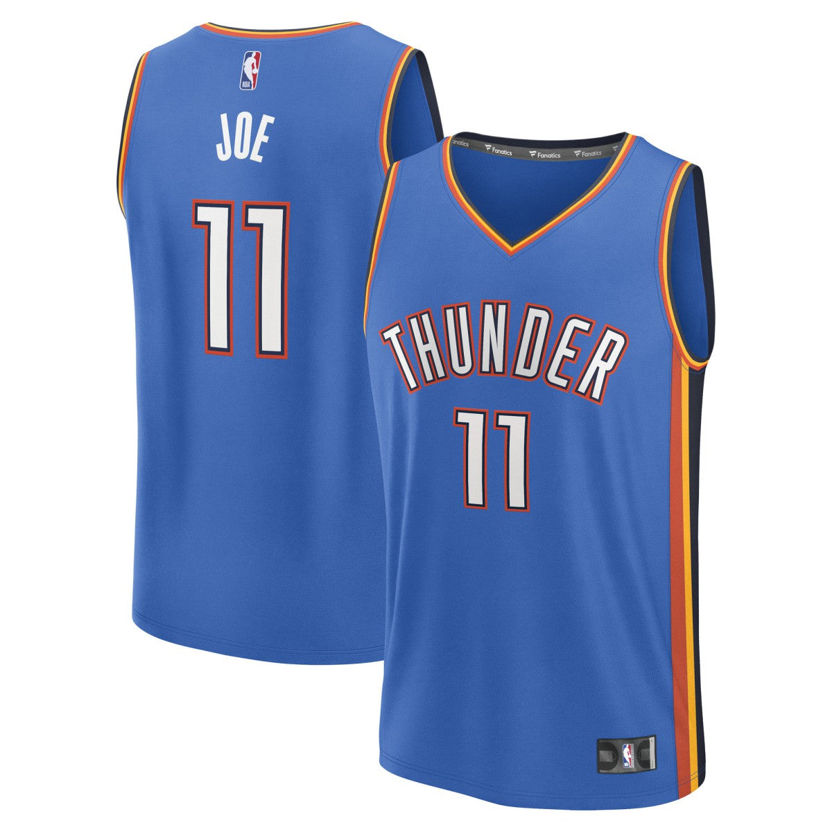 Isaiah Joe Oklahoma City Thunder Fast Break Replica Player Jersey Icon Edition Blue | Fanatics Lifestyle