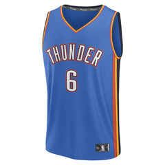 Jaylin Williams Oklahoma City Thunder Fast Break Replica Player Jersey Icon Edition Blue | Fanatics for sale