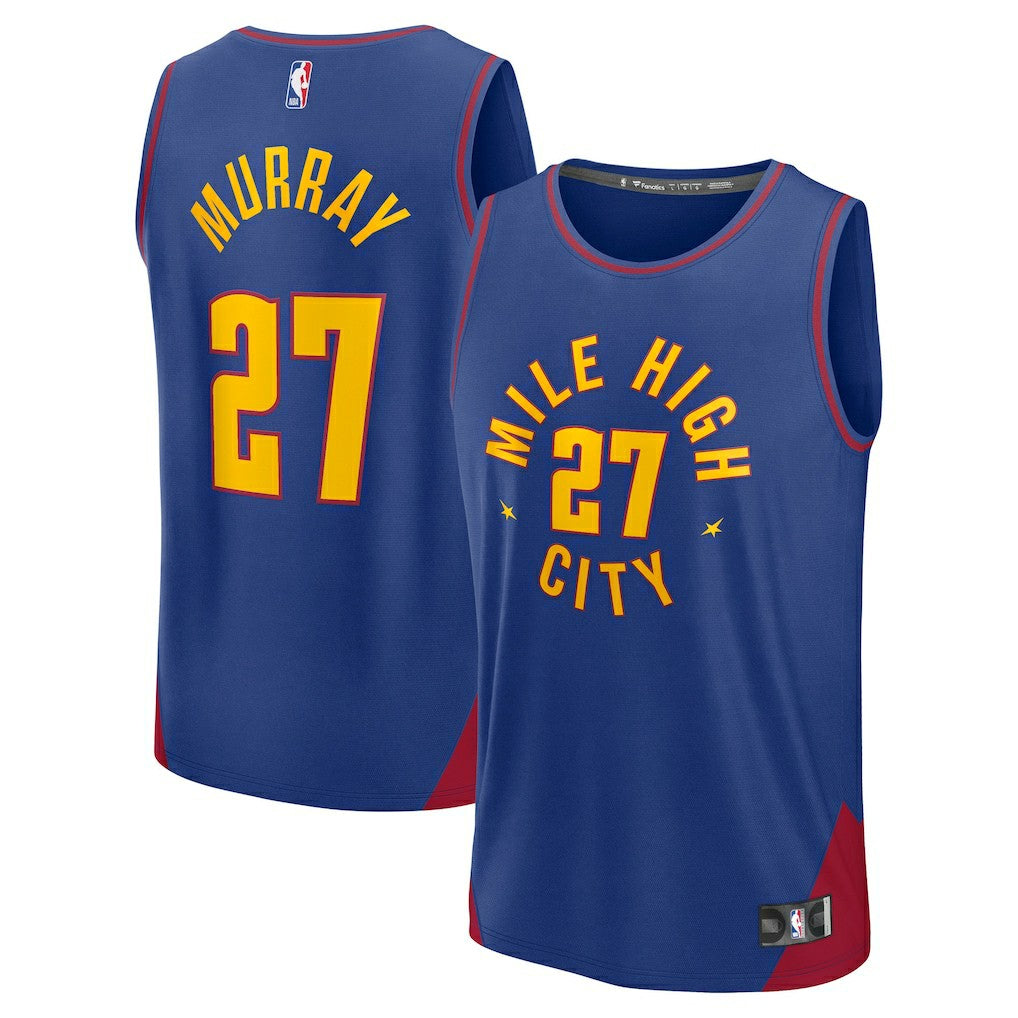 Jamal Murray Denver Nuggets Fast Break Replica Player Jersey for sale Statement Editi- Blue | Fanatics Lifestyle