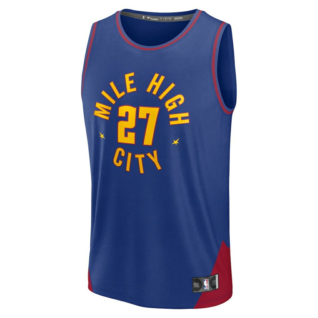 Jamal Murray Denver Nuggets Fast Break Replica Player Jersey for sale Statement Editi- Blue | Fanatics Lifestyle