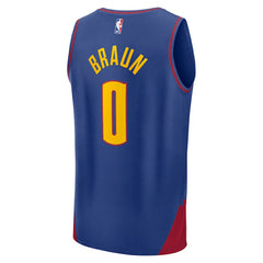 Christian Braun Denver Nuggets Fast Break Replica Player Jersey for sale Statement Editi- Blue | Fanatics