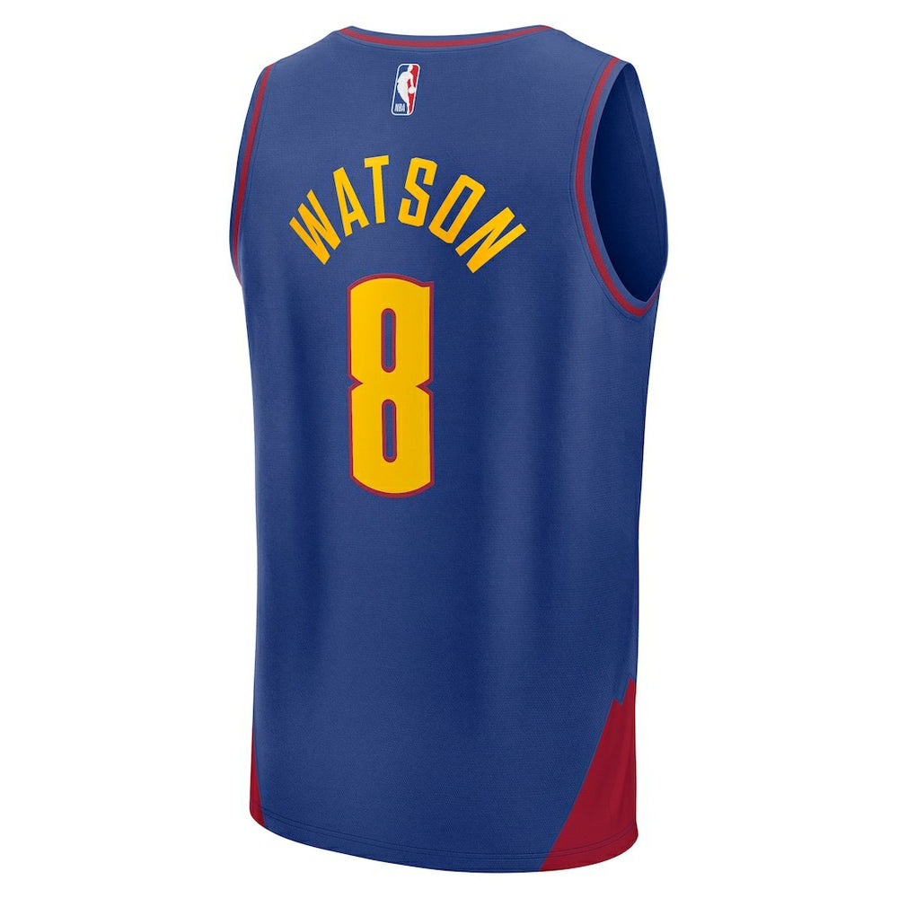 Peyton Watson Denver Nuggets Fast Break Replica Player Jersey for sale Statement Editi- Blue | Fanatics discount