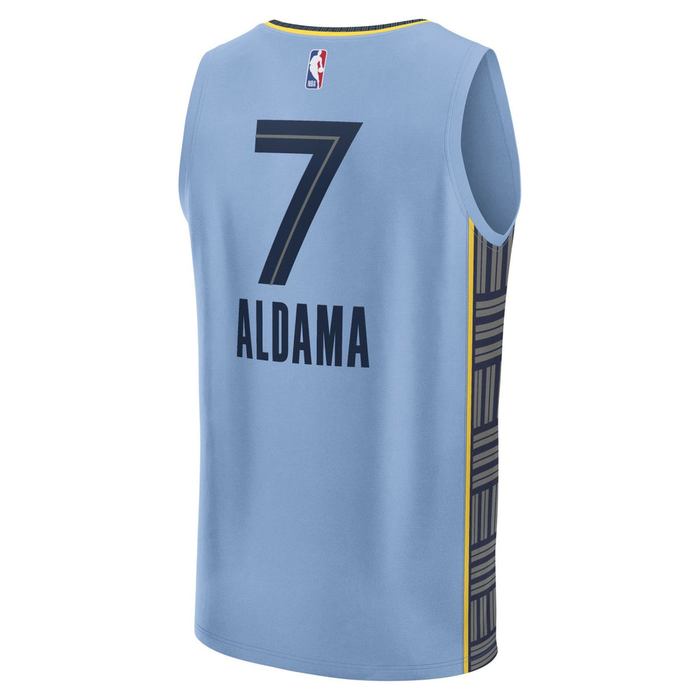 Santi Aldama Memphis Grizzlies Fast Break Replica Player Jersey Statement Edition Light Blue | Fanatics