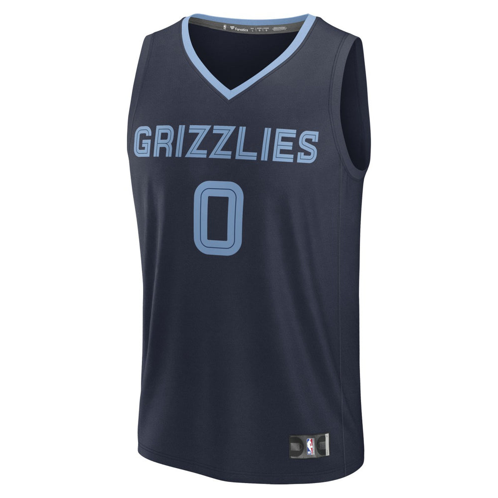 Jaylen Wells Memphis Grizzlies Fast Break Replica Player Jersey Icon Edition Navy | Fanatics Lifestyle