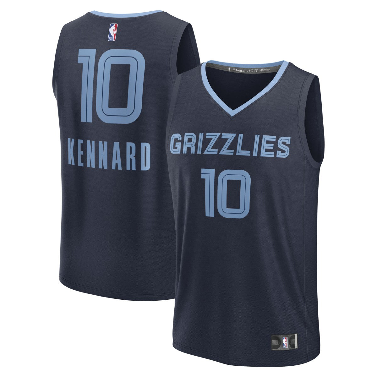 Luke Kennard Memphis Grizzlies Fast Break Replica Player Jersey Icon Edition Navy | Fanatics Lifestyle