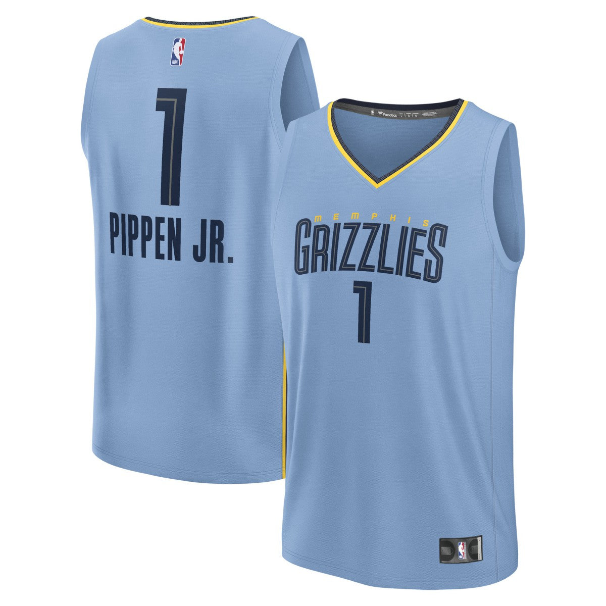 Scotty Pippen Jr. Memphis Grizzlies Fast Break Replica Player Jersey Statement Edition Light Blue | Fanatics for sale