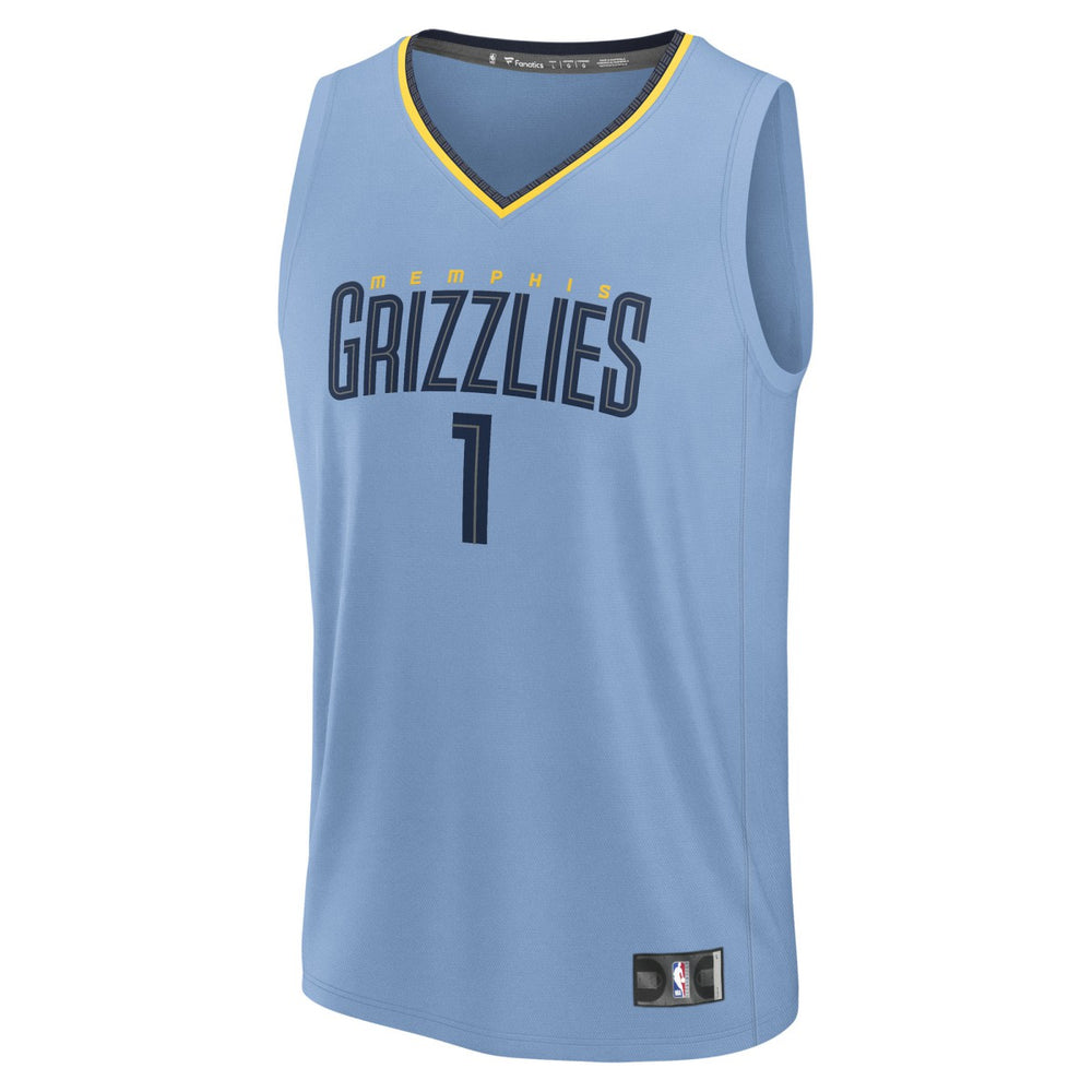 Scotty Pippen Jr. Memphis Grizzlies Fast Break Replica Player Jersey Statement Edition Light Blue | Fanatics for sale