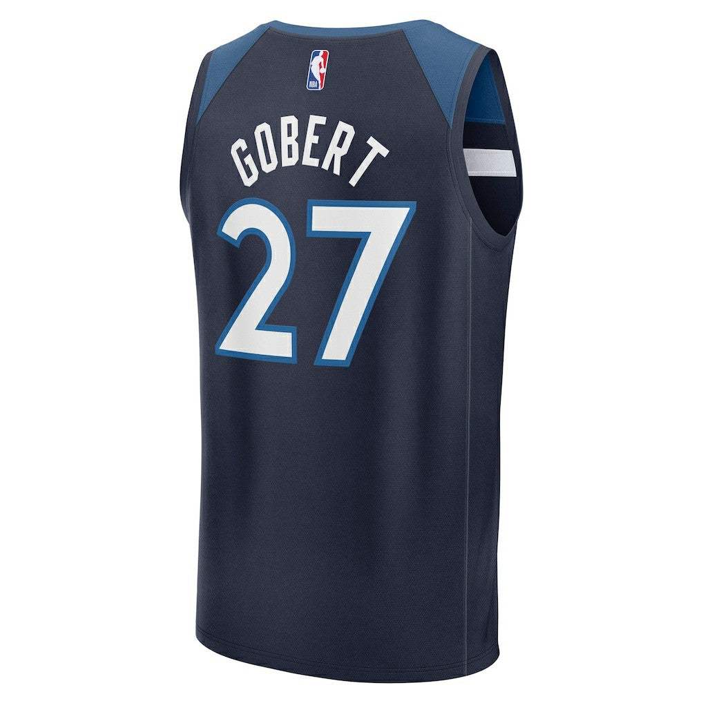 Rudy Gobert Minnesota Timberwolves Fast Break Replica Player Jersey Icon Edition Navy | Fanatics