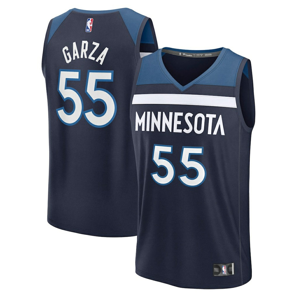 Luka Garza Minnesota Timberwolves Fast Break Replica Player Jersey Icon Edition Navy | Fanatics US