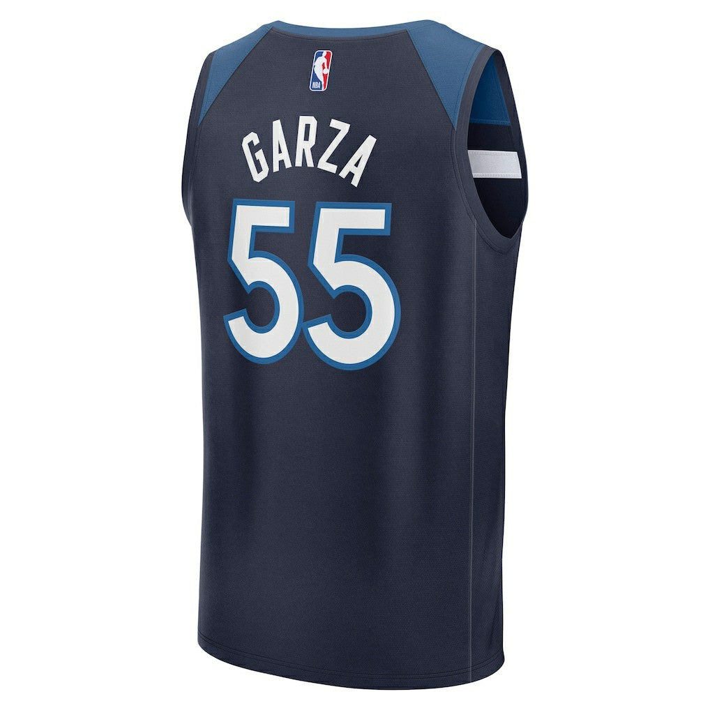 Luka Garza Minnesota Timberwolves Fast Break Replica Player Jersey Icon Edition Navy | Fanatics US
