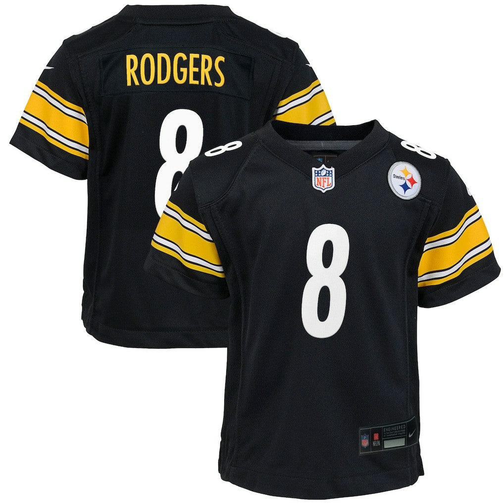 Nike Aaron Rodgers Pittsburgh Steelers Youth Game Jersey Black