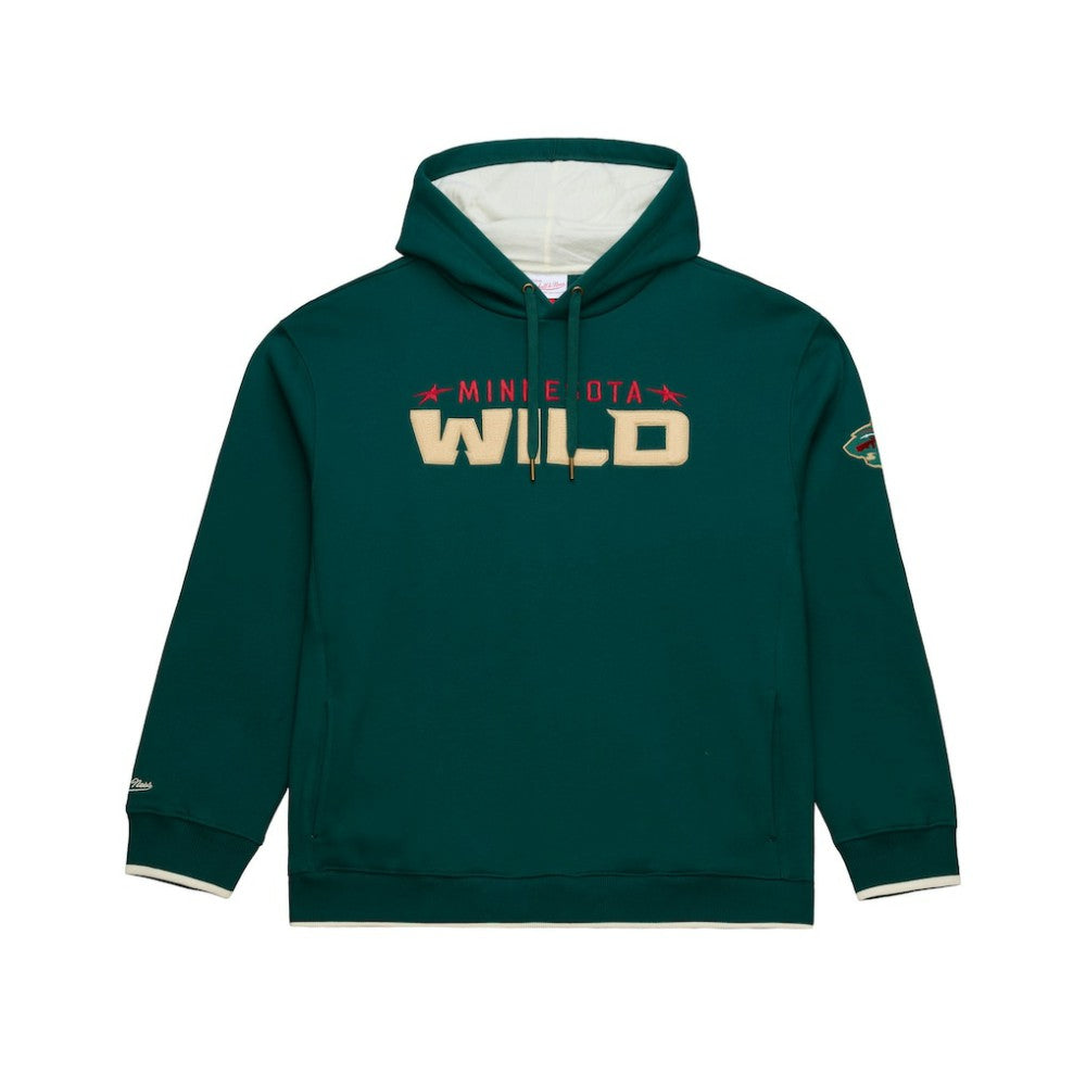 Minnesota Wild Mitchell & Ness Team Legacy Hoodie - Green - NHL 202983983