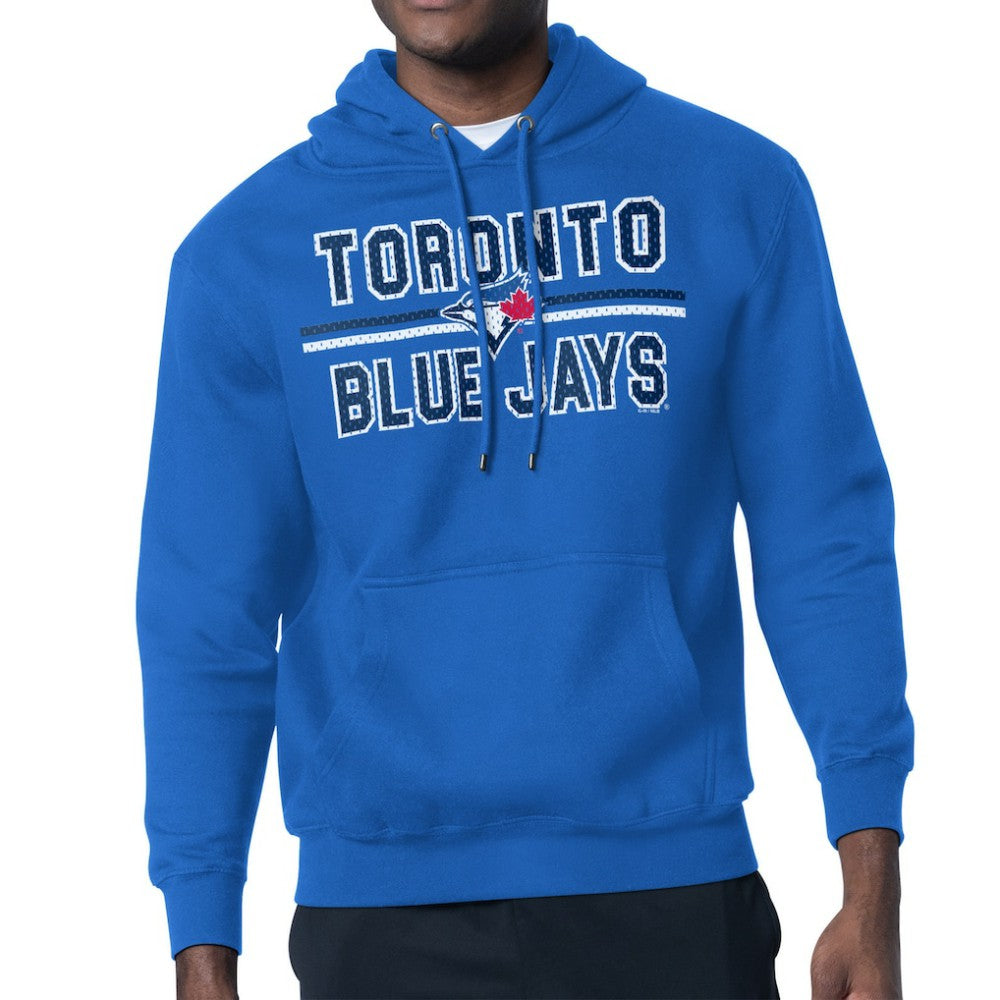 Toronto Blue Jays Starter Team Mesh Print Graphic Pullover Hoodie - Royal - MLB Sale