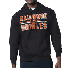 Baltimore Orioles Starter Team Mesh Print Graphic Pullover Hoodie - Black - MLB on Sale