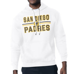 San Diego Padres Starter Team Mesh Print Graphic Pullover Hoodie - White - MLB Online