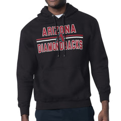 Arizona Diamondbacks Starter Team Mesh Print Graphic Pullover Hoodie - Black - MLB on Sale