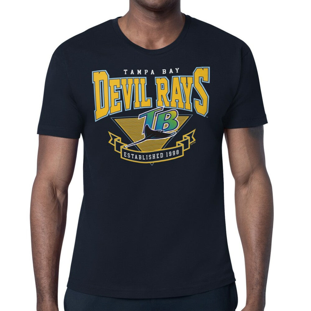 Tampa Bay Rays Starter ‘80s Inspired T-Shirt - Black - MLB Discount