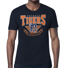 Detroit Tigers Starter ‘80s Inspired T-Shirt - Navy - MLB Discount