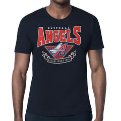 Los Angeles Angels Starter ‘80s Inspired T-Shirt - Navy - MLB on Sale