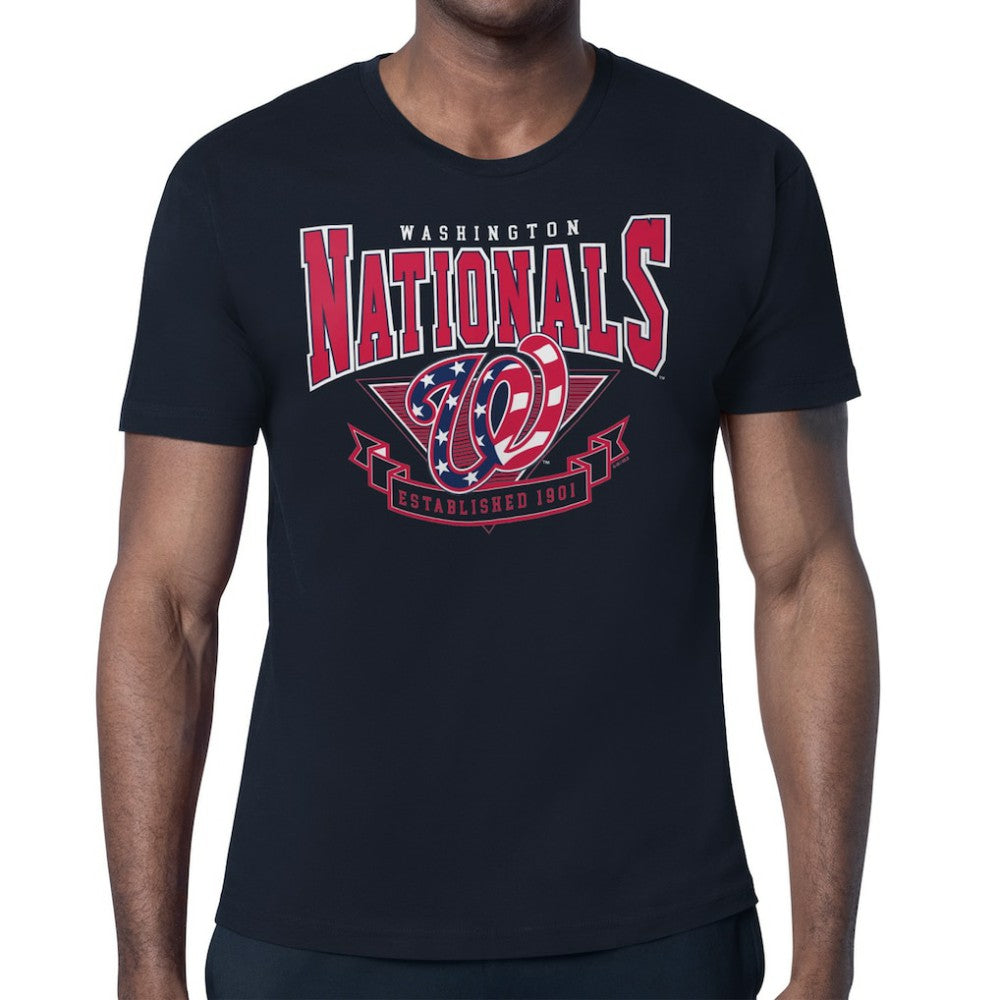 Washington Nationals Starter ‘80s Inspired T-Shirt - Navy - MLB Online