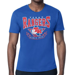 Texas Rangers Starter ‘80s Inspired T-Shirt - Royal - MLB Discount