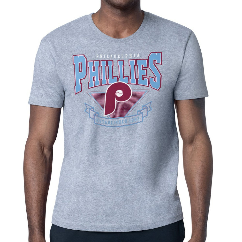 Philadelphia Phillies Starter ‘80s Inspired T-Shirt - Gray - MLB on Sale