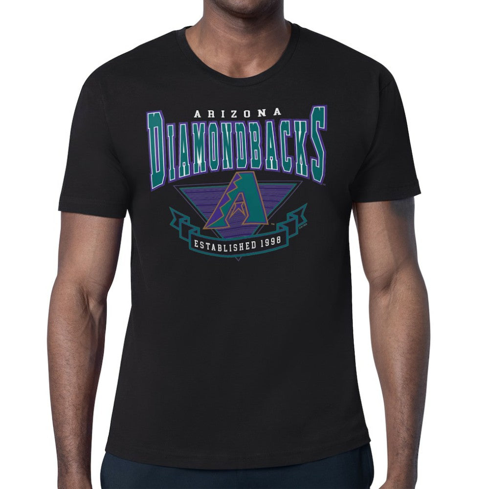 Arizona Diamondbacks Starter ‘80s Inspired T-Shirt - Black - MLB Lifestyle