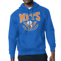 New York Mets Starter 80's Inspired Team Fleece Hoodie - Royal - MLB Sale