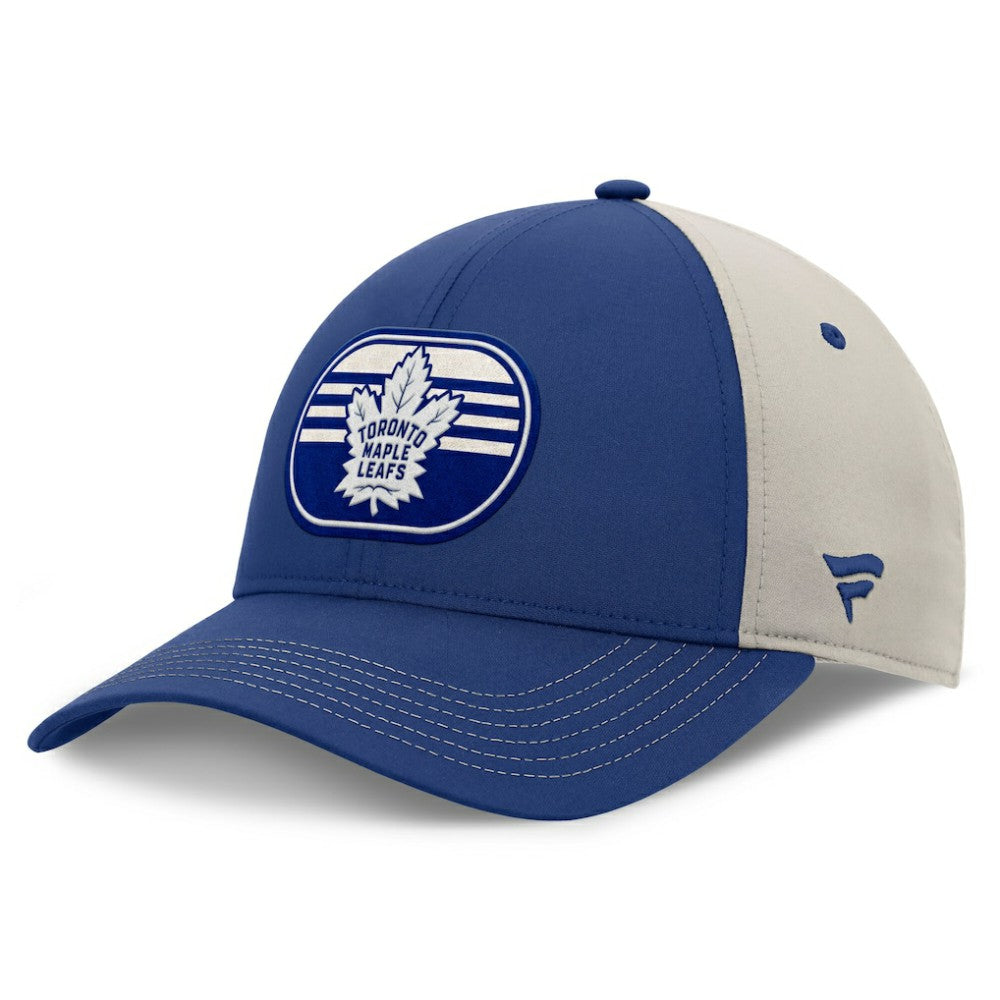 Toronto Maple Leafs Fanatics 2025 Stanley Cup Playoffs Locker Room Trucker Adjustable Hat - Blue/Gray - NHL 202986019