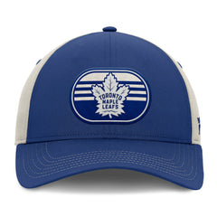Toronto Maple Leafs Fanatics 2025 Stanley Cup Playoffs Locker Room Trucker Adjustable Hat - Blue/Gray - NHL 202986019