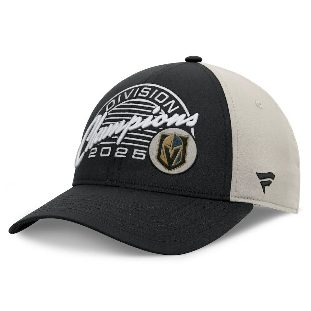 Vegas Golden Knights Fanatics 2025 Pacific Division Champions Locker Room Adjustable Hat - Black - NHL 202986054