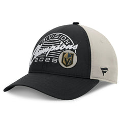 Vegas Golden Knights Fanatics 2025 Pacific Division Champions Locker Room Adjustable Hat - Black - NHL 202986054